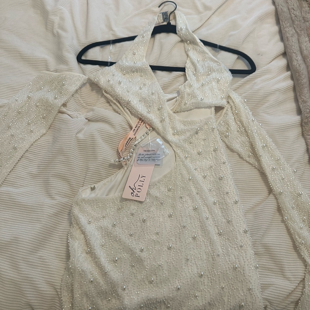 Oh Polly white Halter Dress